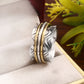 925 Sterling Silver Spinner Ring, Meditation Handicraft Ring