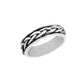 Rope Design Spinner Ring, 925 Solid Sterling Silver Ring For Meditation