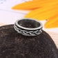 Rope Design Spinner Ring, 925 Solid Sterling Silver Ring For Meditation
