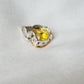 Heart Shape Citrine Pendant, 925 Solid Sterling Silver, Gift for Mother