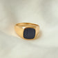 Raw Black tourmaline Ring, Signet Ring, 925 Solid Silver, Men Women Ring, Tourmaline Ring