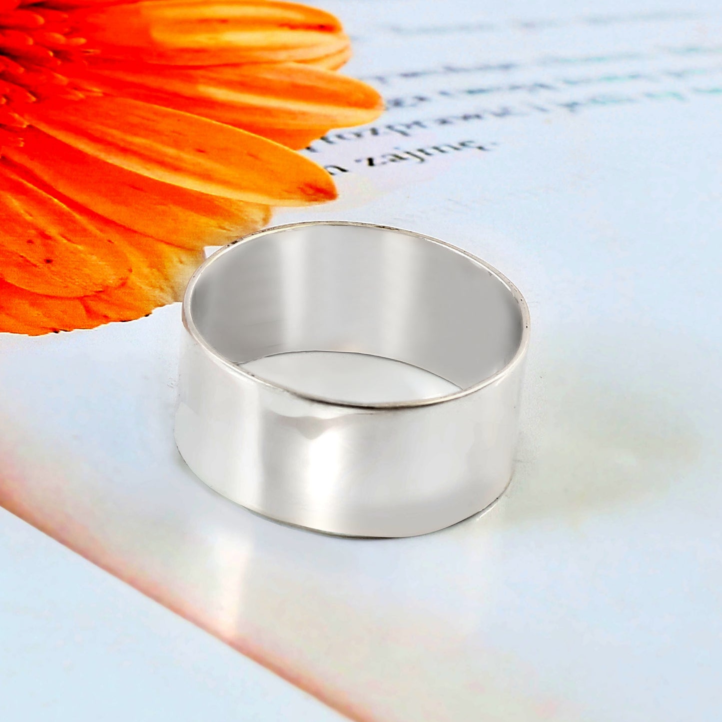 Boho Band Ring, 925 Sterling Silver Ring, Thumb Ring, Plain Ring for Women, Everyday Wear Ring