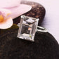 Clear Quartz Ring, Statement Ring, 925 Solid Sterling Silver, Gemstone Ring