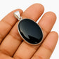 Black Onyx Gemstone Pendant, 925 Sterling Silver Jewelry, Statement Pendant, Women Handmade Jewelry