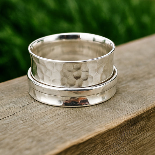 925 Silver Spinner Ring, Boho Ring, Meditation Ring, Women Ring, Gift for Her