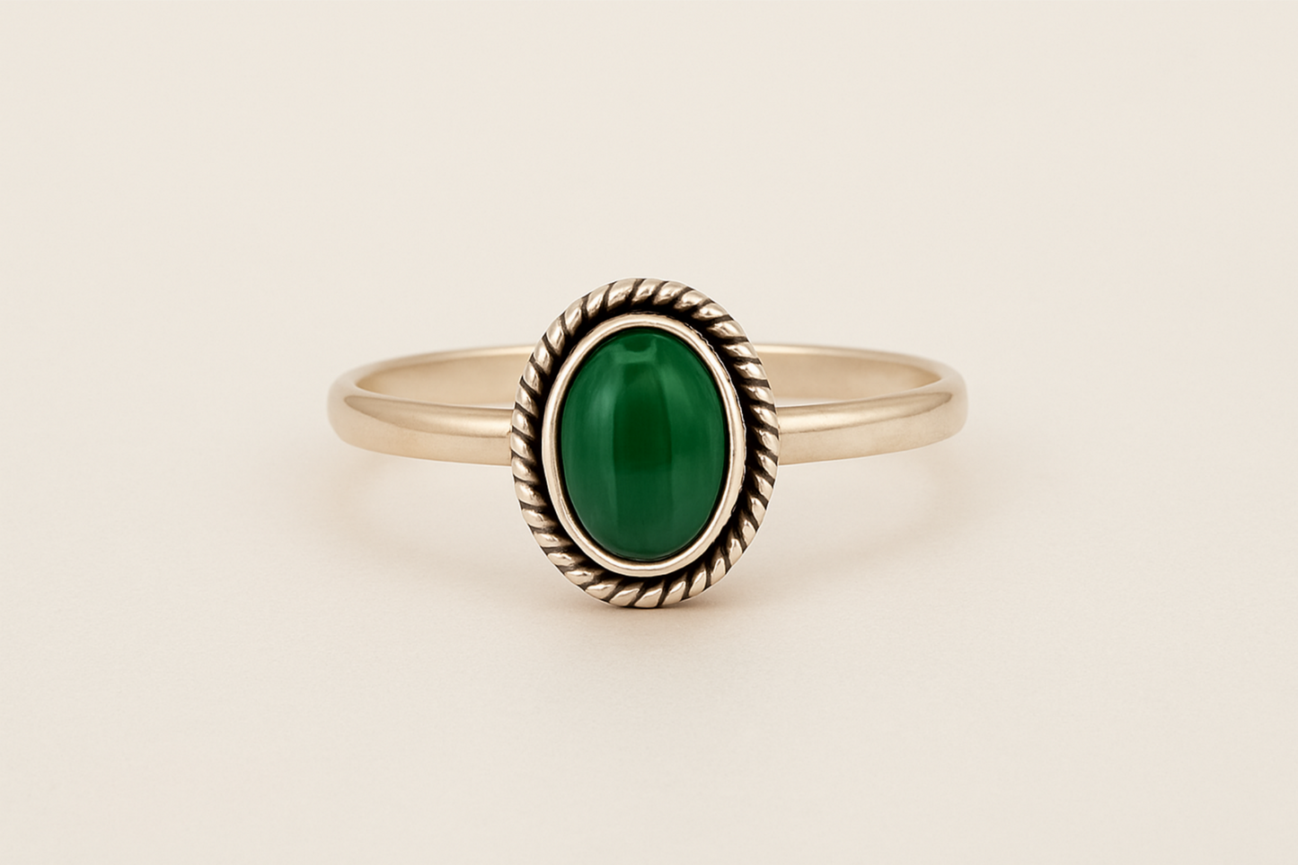 Malachite Ring 925 Solid Silver, Gemstone Ring, Statement Ring, Boho Gift, Women Ring
