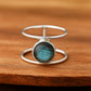 Labradorite Ring, Natural Labradorite Gemstone, Statement Ring, 925 Solid Silver